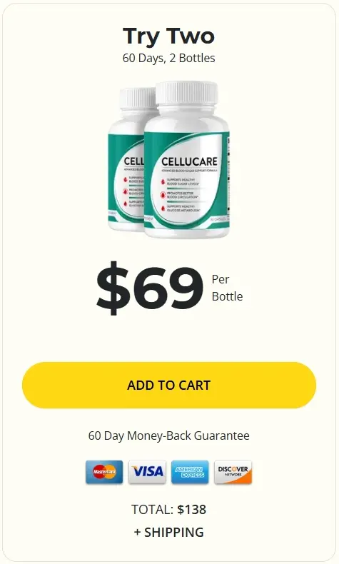 CelluCare 2 bottle price